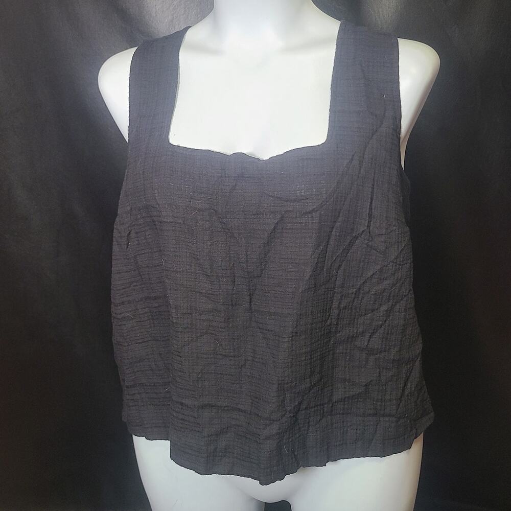 NWT Eddie Bauer crinkle wide strap tank top size 2XL